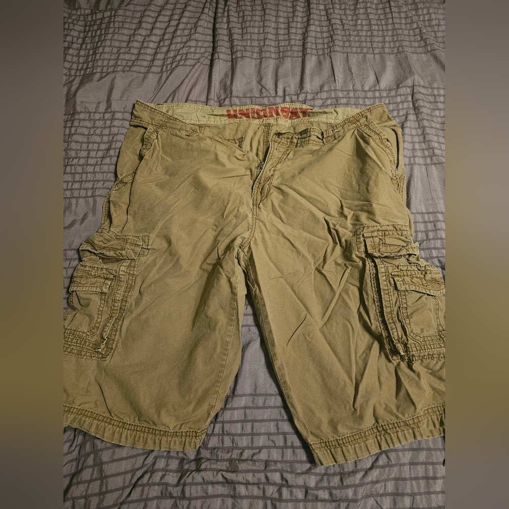 UNION BAY Mens  cargo shorts dark khaki